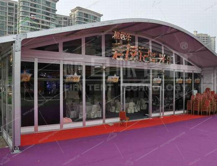 弧形倉(cāng)儲(chǔ)篷房